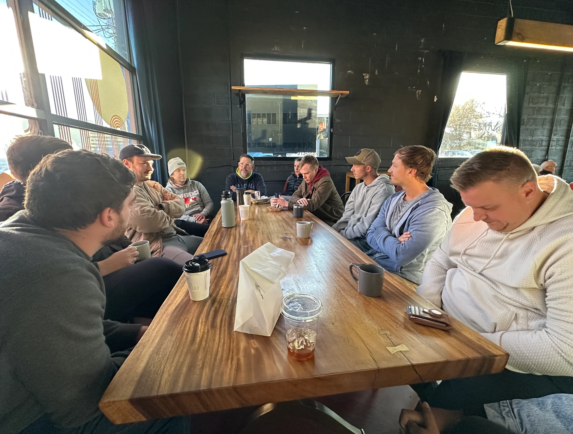 Business owners at the table